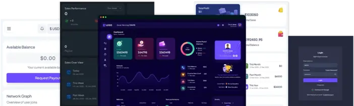 Business MLM Software Dashboard - AI-Powered Network Marketing Platform for Direct Selling Companies