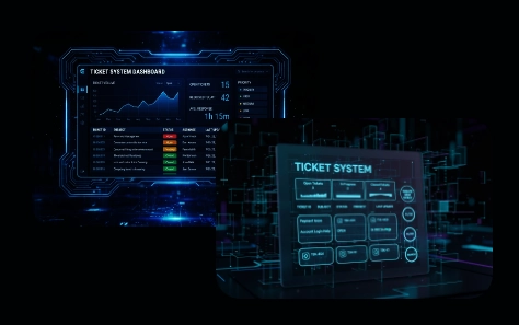 Modulo sistema ticket per software MLM